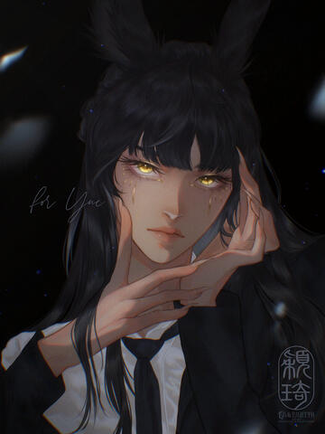 Art of a friend's viera OC from Final Fantasy 14