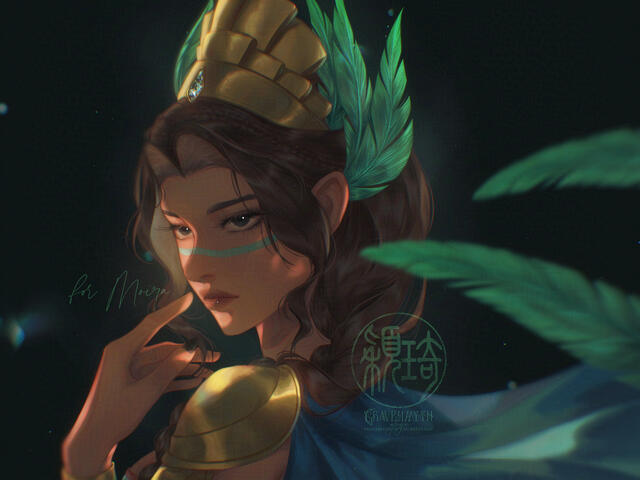 Art of a raffle winner's OC